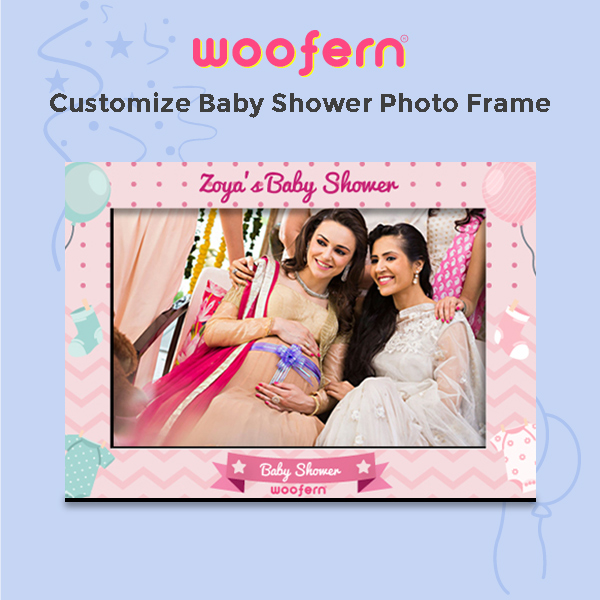 Customized Baby Shower Photo Frame