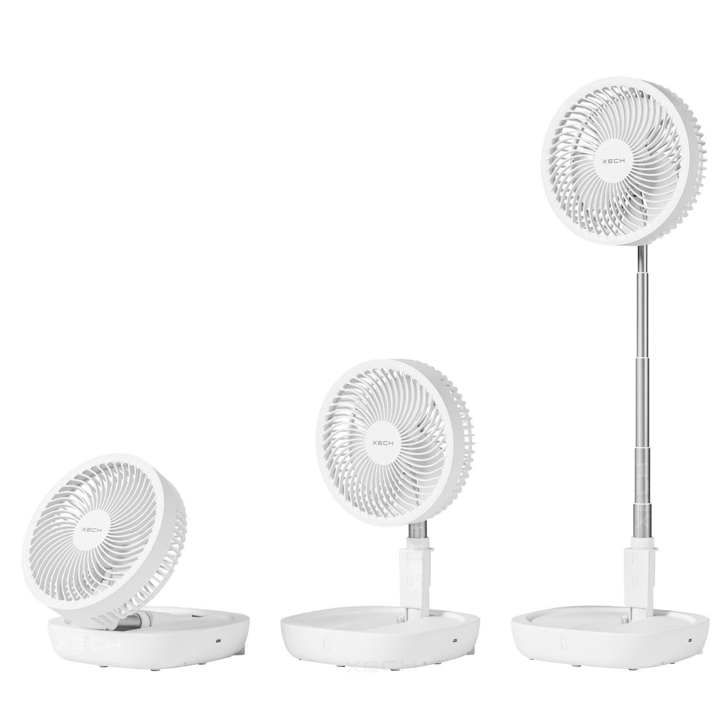 XECH Air Storm II Telescopic Fan with Custom Logo Branding