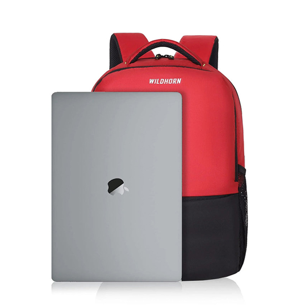 WILDHORN Munich Laptop Backpack (Red & Black)-1