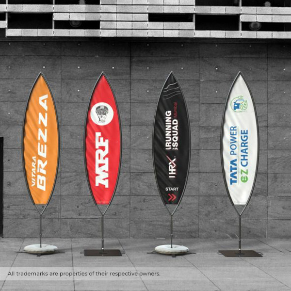 Promotional Bullet Flag with Customization-4