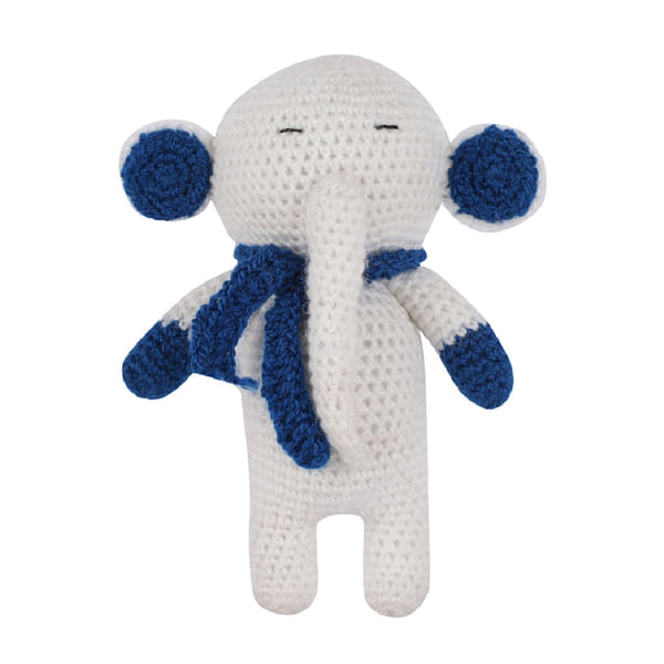 Handcrafted Crochet Elephant Soft Toy-1