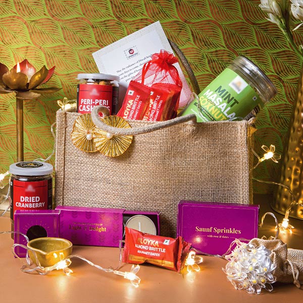 Festive Bites Diwali Jute Bag-1