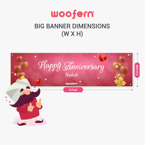 A Beautiful Memory – Personalized Name Anniversary Banner-2