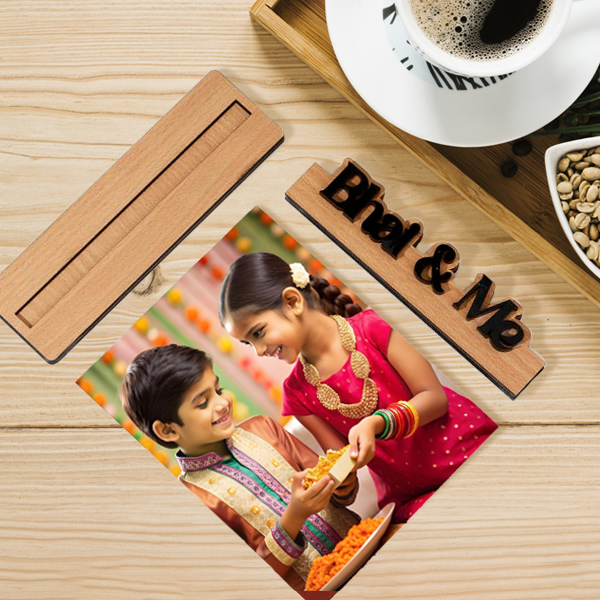 Personalized Bhai And Me Photo Frame-2
