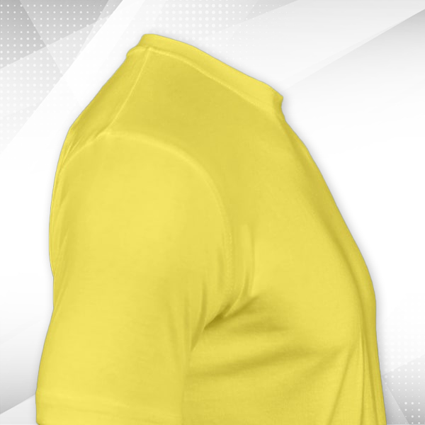 Skinta Fit Half Sleeve Round Neck T-Shirt for Men (Lemon yellow) - Custom Logo-1