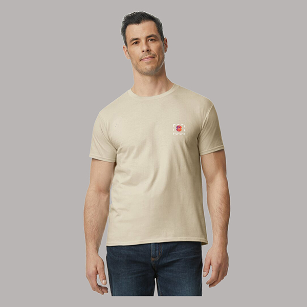 Gildan Softstyle Midweight Adult Round Neck T-Shirt Sand