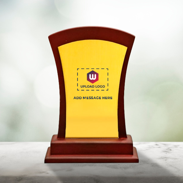 Personalized Certificate Plaque with Logo & Message-0