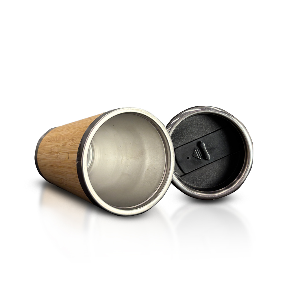 Premium Sustainable Bamboo Tumbler With Custom Logo Branding-1