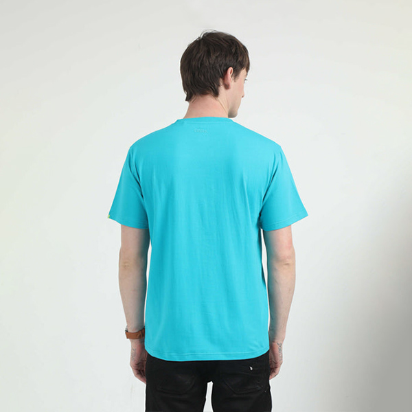Caslay Organic Crew Neck T-Shirt (Teal)-2