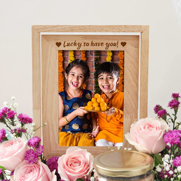 Personalized Brother Sister Love Photo Frame-1