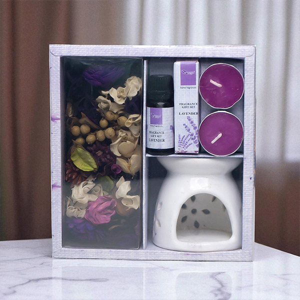 Serene Lavender Buddha Set-1