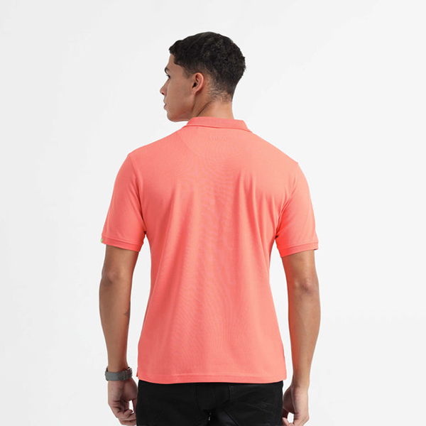 Caslay Organic Polo T-Shirt (Coral)-3