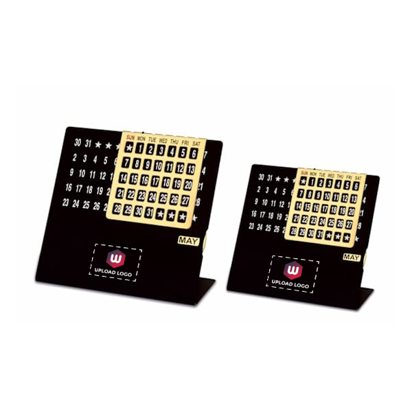 Classic Durable Metal Desk Calendar - Customized-1