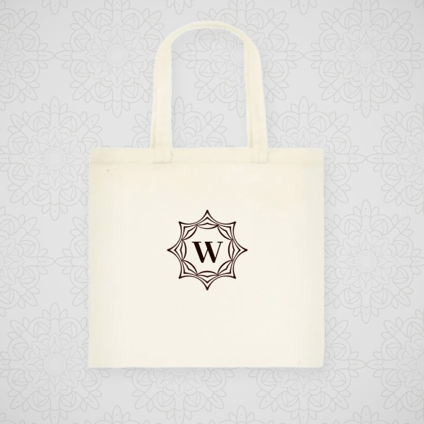 Ecofriendly Small Tote Bag - Customize With Name Initial