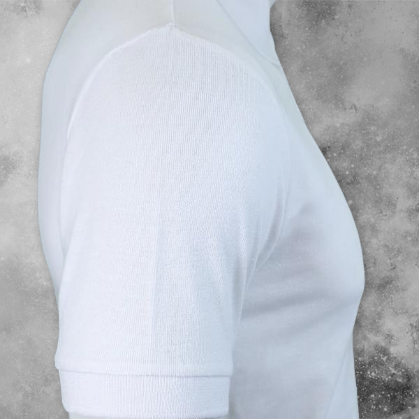 Scott Young Polo T-shirt for Men White - Custom Logo Left Chest-2