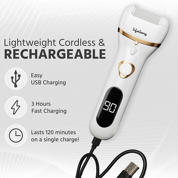 Lifelong LLPCW104 Electric Callus Remover for Feet-2