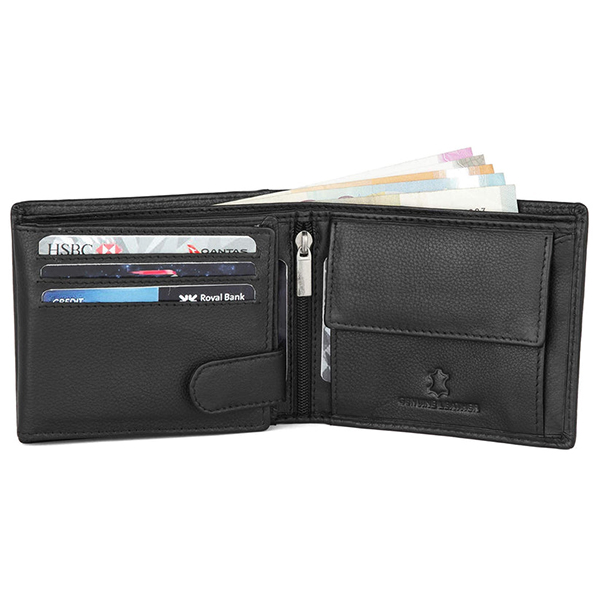 WILDHORN MACON Leather Wallet & Pen Gift Set (Jet Black)-2