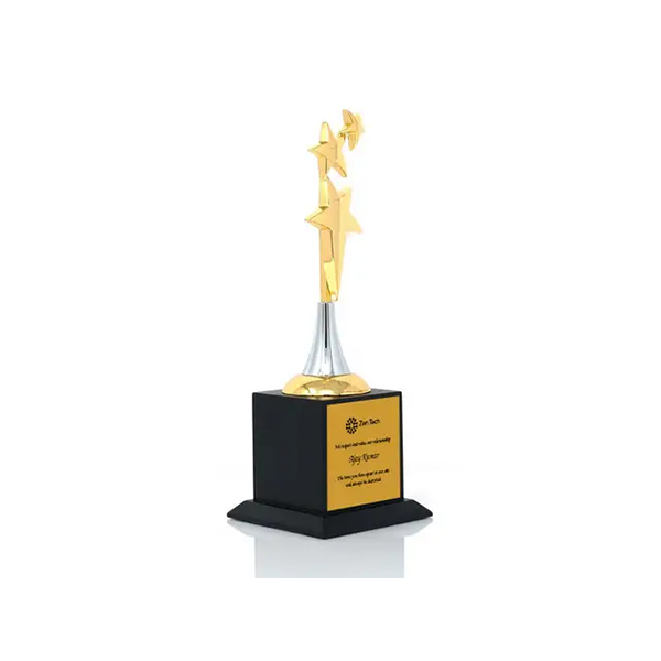 Novel Gold Wooden Trophy-1