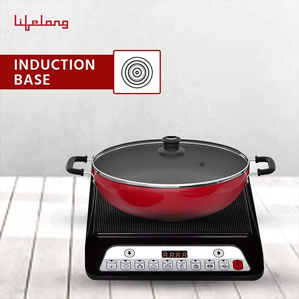 Lifelong LLCK21 Non-Stick Cookware Set | Induction Base | Set of 3-2