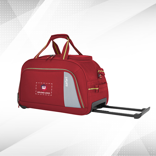 Safari Murphy Wheeled Duffle Bag (Red)-0