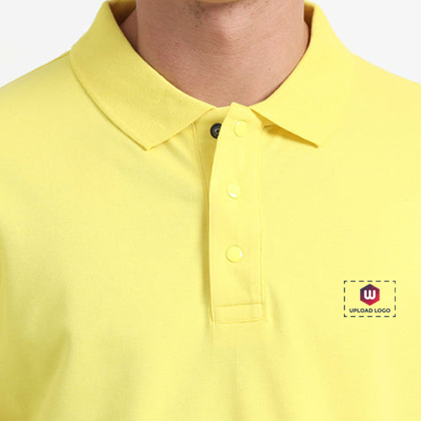 Caslay Organic Polo T-Shirt (Illuminating)-5