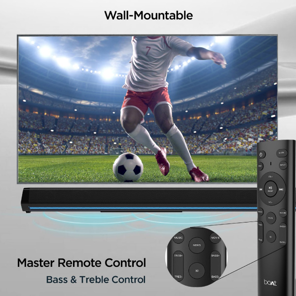 boAt Aavante Bar Maven 300W Bluetooth Sound bar with Remote-4