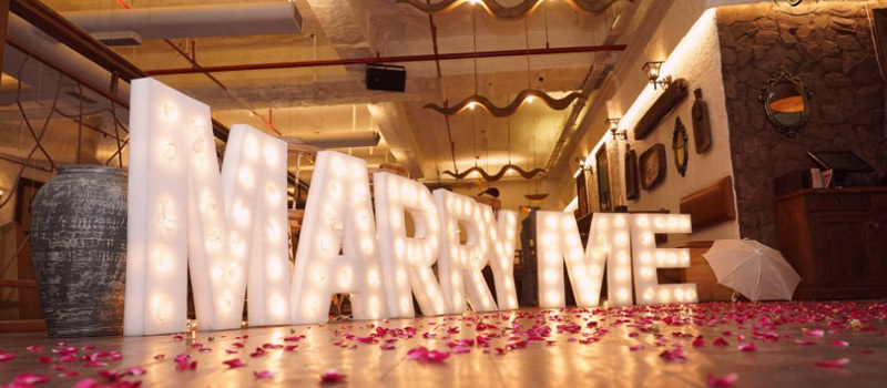 Will You marry me proposal planner in Chandigarh