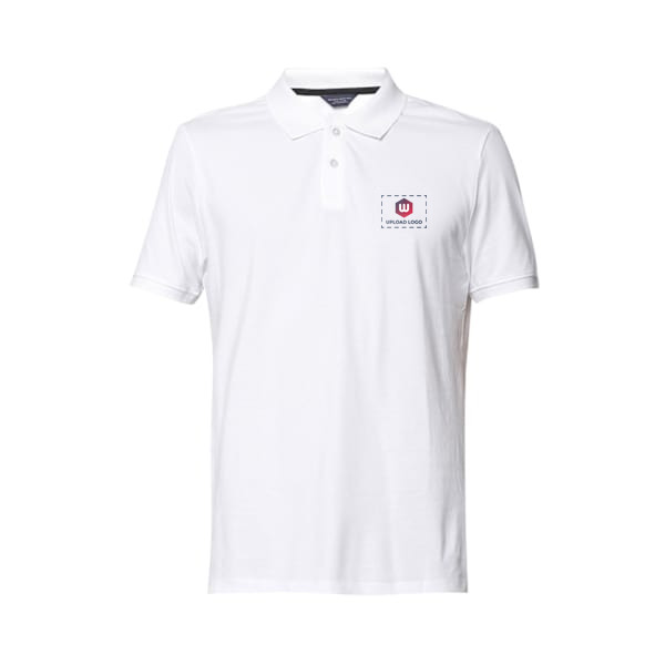 Jack & Jones Plain Polo White T-shirt - Custom Logo-0