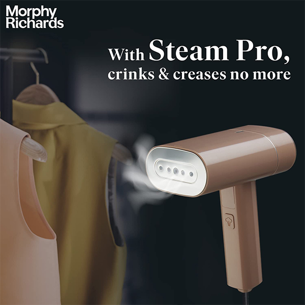 Morphy Richards Steam Pro Gold Toned 1300 W Garment Steamer-1