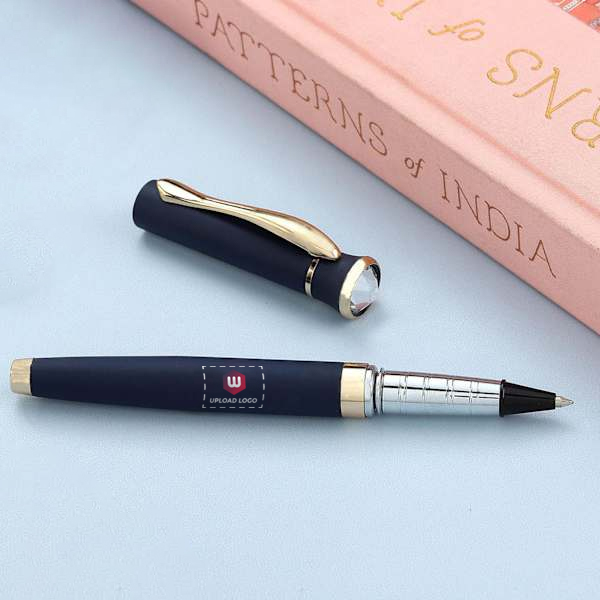 Sophisticated CZ Stone Pen – Custom with Logo-1