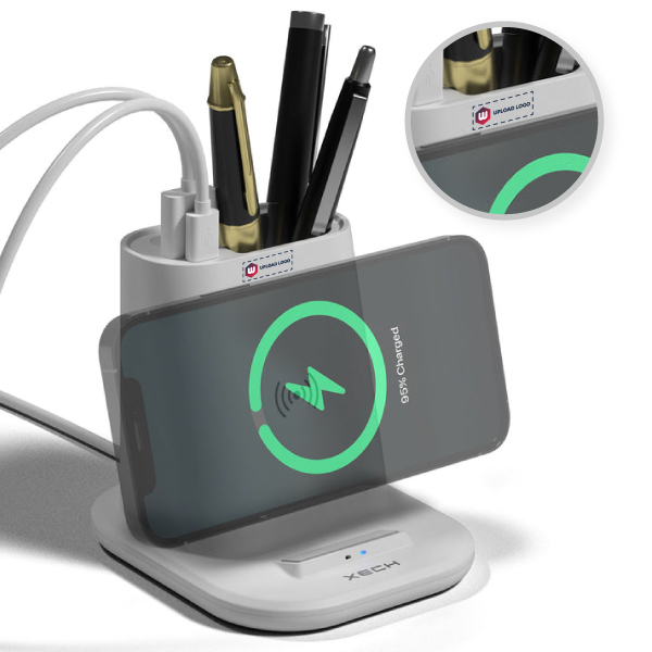 XECH Quest - Multifunctional Pen Stand with Wireless Charger-0