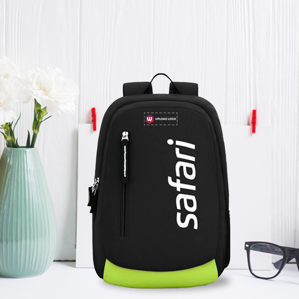 Safari Jersey Backpack (Black) – Customized with Brand Logo