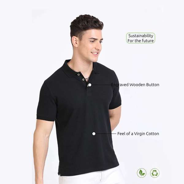Caslay Polo T-Shirt (Black)-1