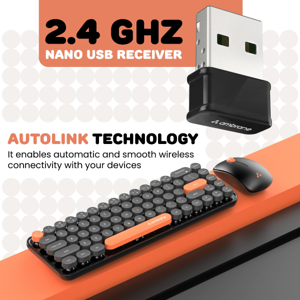 Ambrane KeyPop Keyboard & Mouse-1