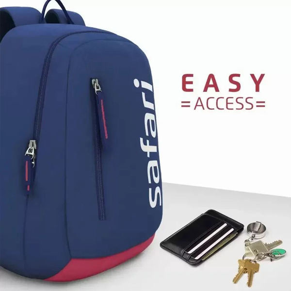 Safari Jersey Backpack (Navy Blue) – Customized with Brand Logo-2