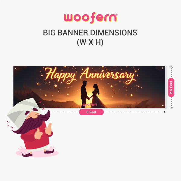 Warm wishes Happy Anniversary Banner-2
