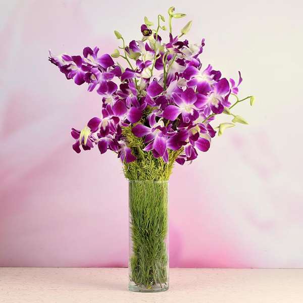 Romantic Purple Orchid Bunch