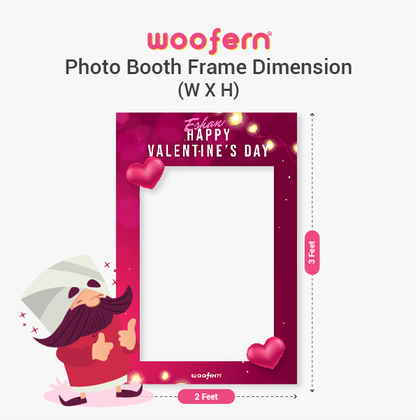 Customized Valentine’s Photo Frame-4