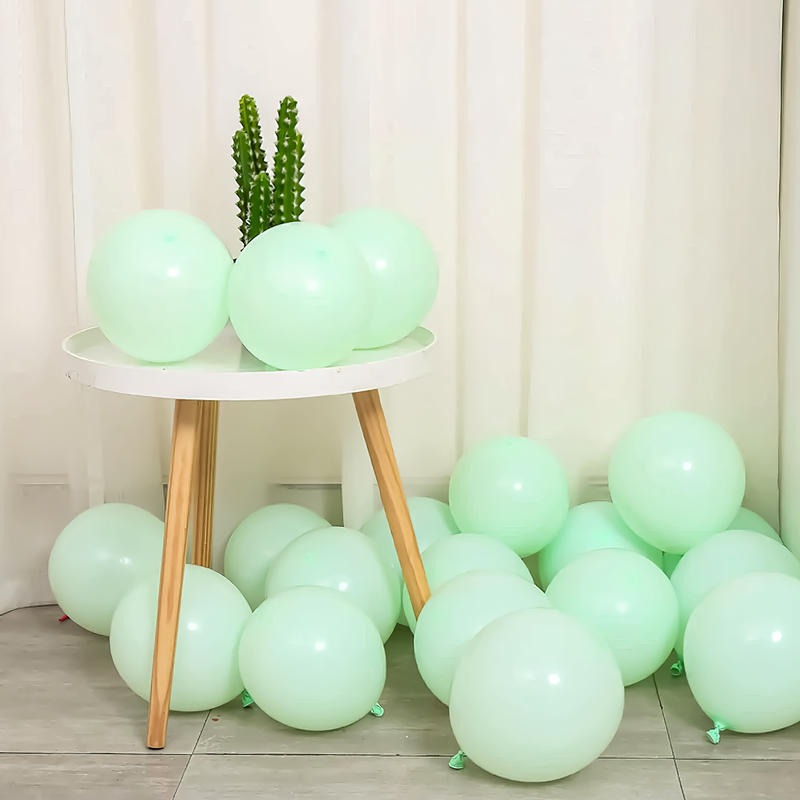Pastel Green Balloons decoration for boys & girls-50 pcs-4