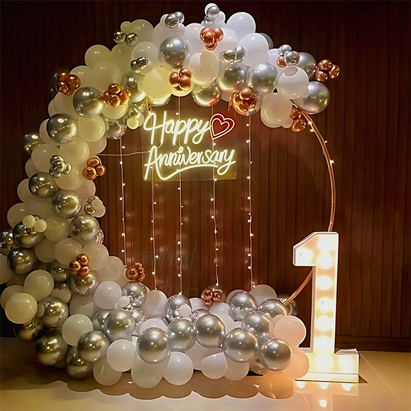 White Moon Decoration