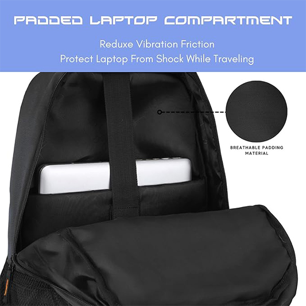 WILDHORN Edinburg Laptop Backpack (Black)-2