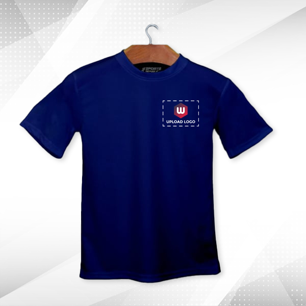 ACTI-RUNN Premium Men's Polyester T-Shirt (Royal Blue)– Custom Logo-3