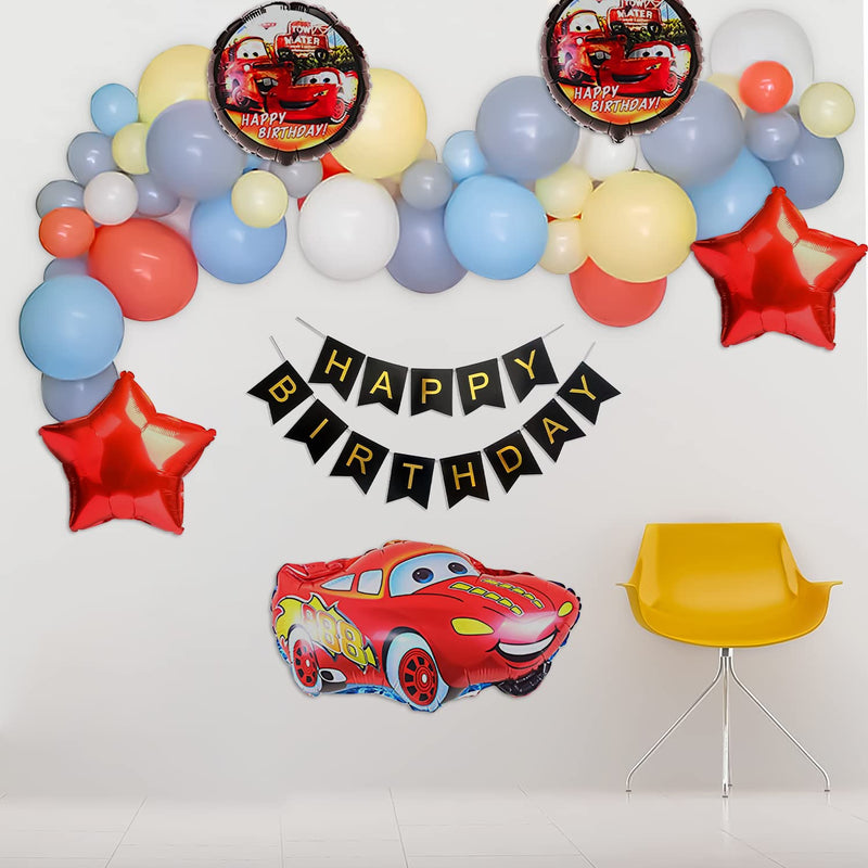 Car Theme Birthday Decoration Kit