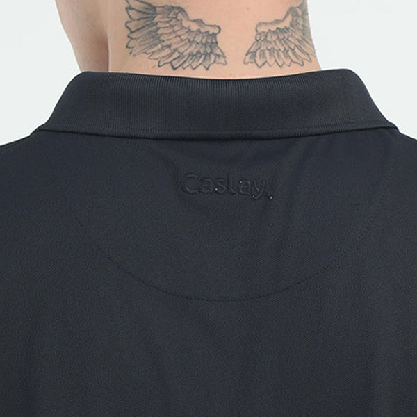 Caslay Quick Dry Polo T-Shirt (Elephant Grey)-4