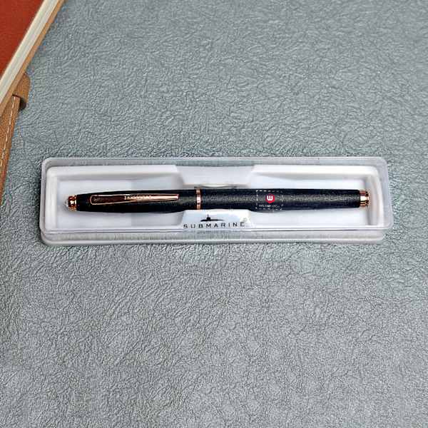 Rose Gold Roller Pen - Personalized Logo-1