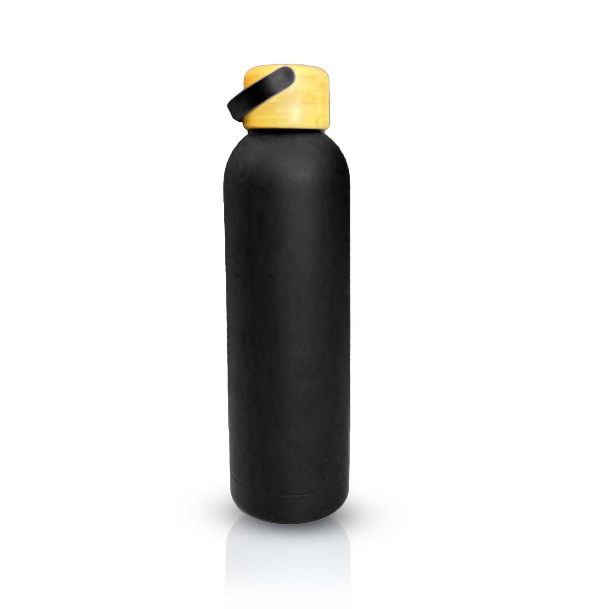 Custom logo Bamboo Cap Bottle for Corporate Gifting