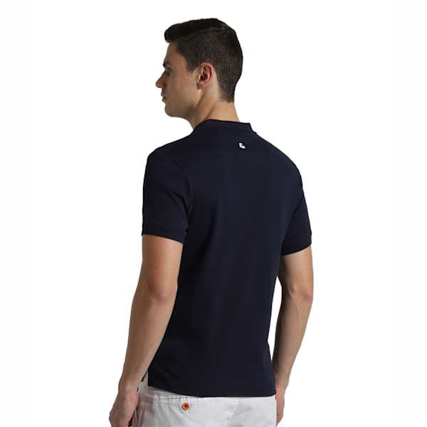 Jack & Jones-Inter Lock Polo T-shirt (Navy Blue) - Custom Logo-4