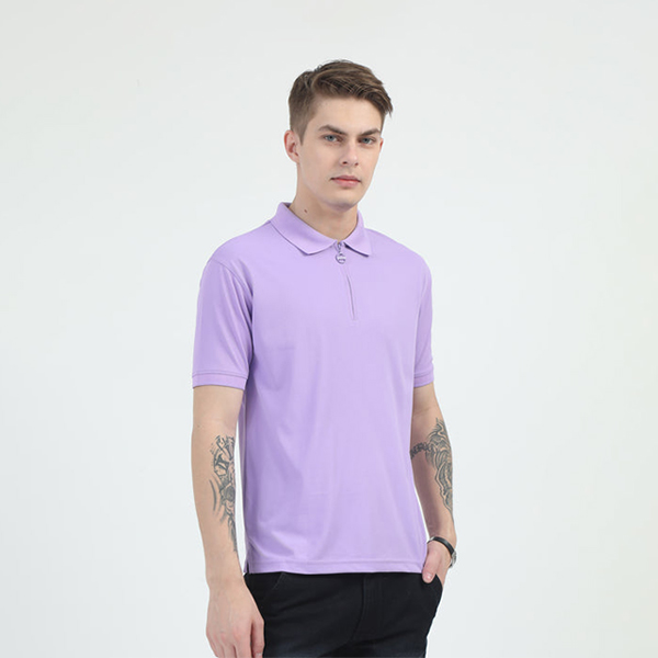 Caslay Quick Dry Polo T-Shirt (Lavender)-3