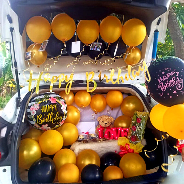 Happy Birthday Love Car Boot Decoration