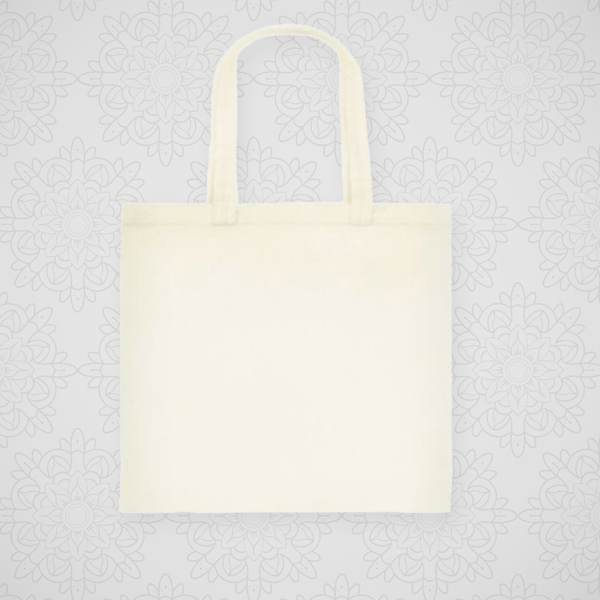 Ecofriendly Small Tote Bag - Customize With Name Initial-1